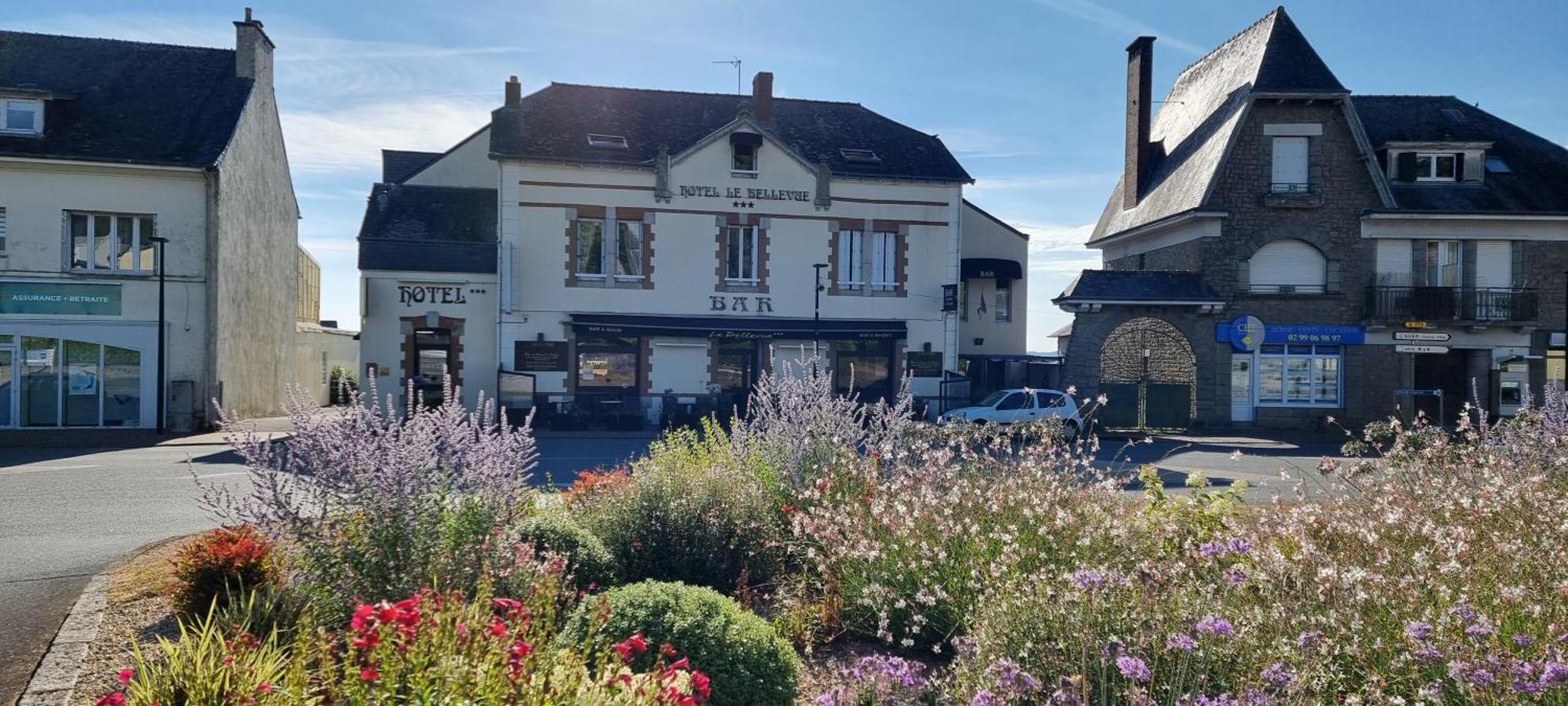 Hotel Le Bellevue Guer エクステリア 写真